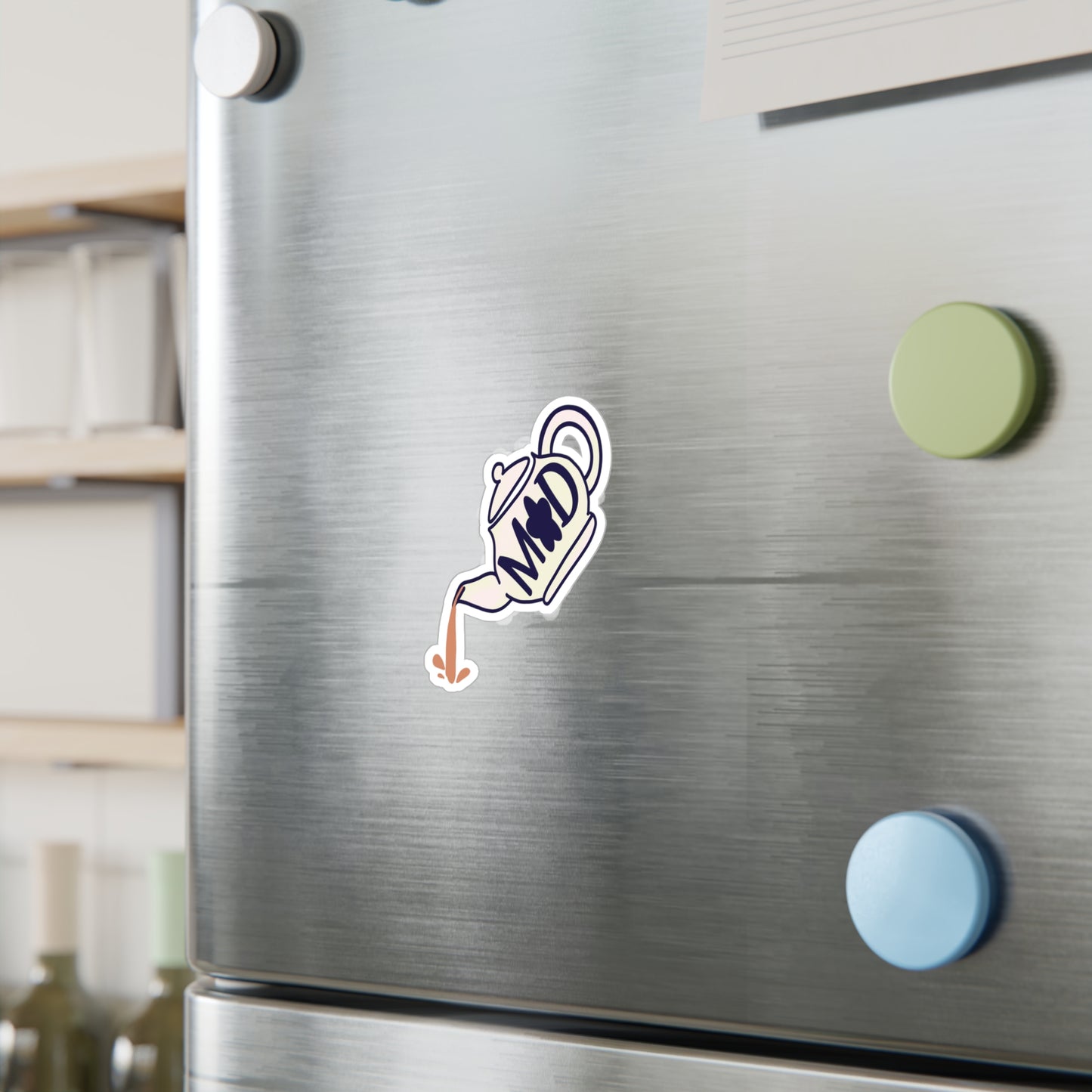 MOD teapot vinyl decal