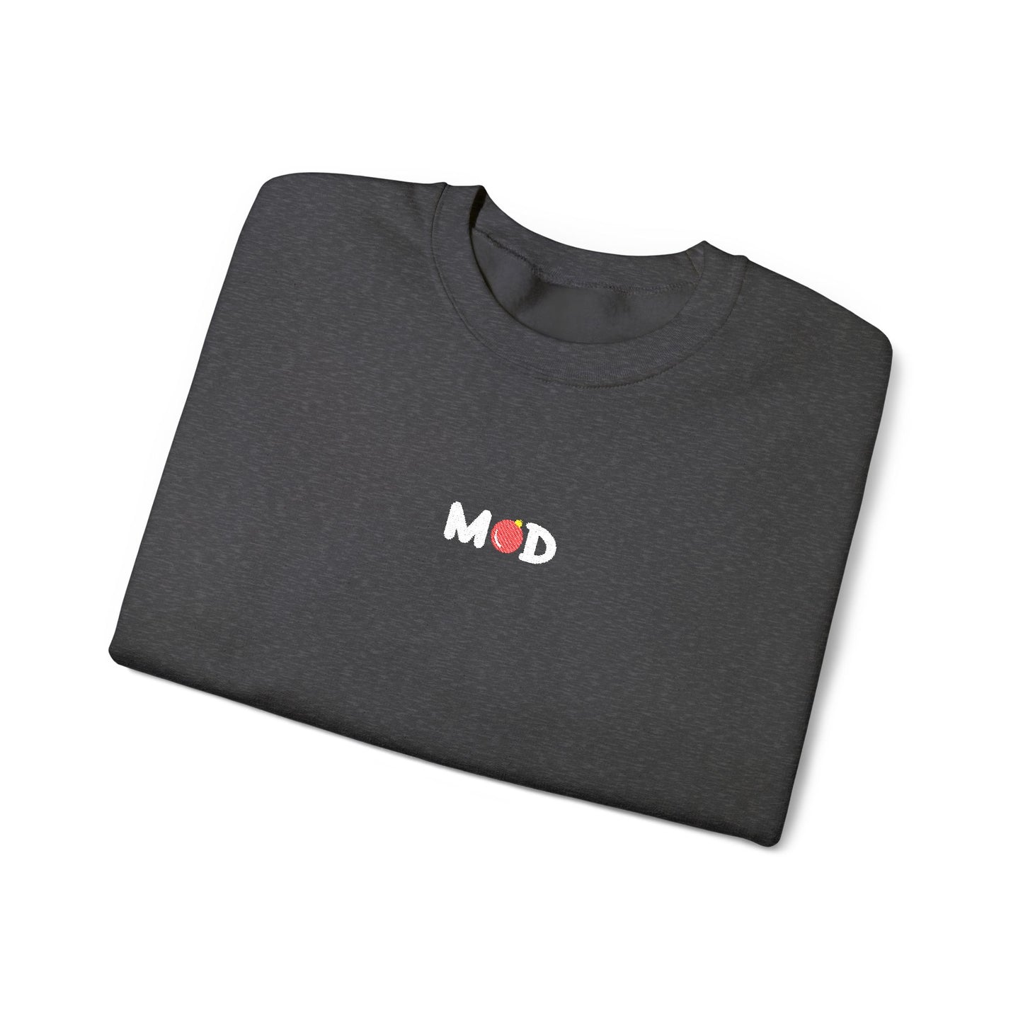 minimalist Merry MOD crewneck embroidery