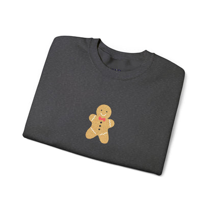 mr. gingerbread embroidered crewneck