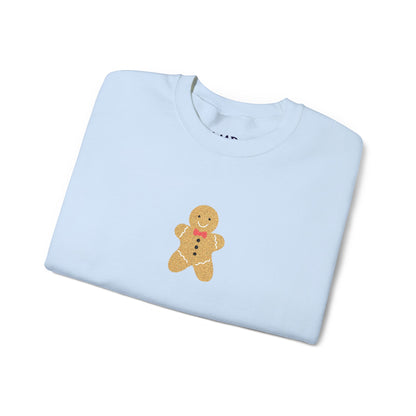 mr. gingerbread embroidered crewneck