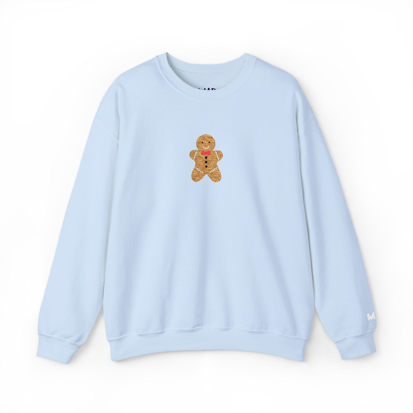 mr. gingerbread embroidered crewneck