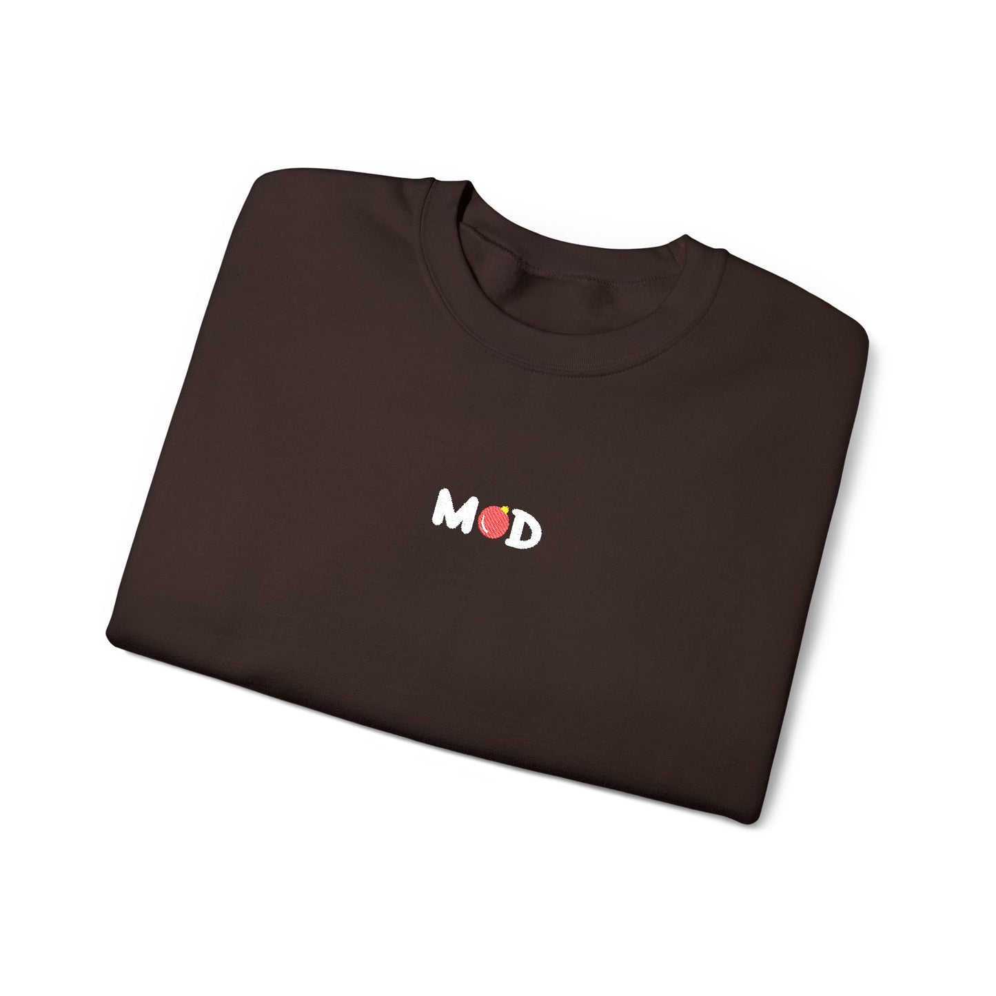 minimalist Merry MOD crewneck embroidery