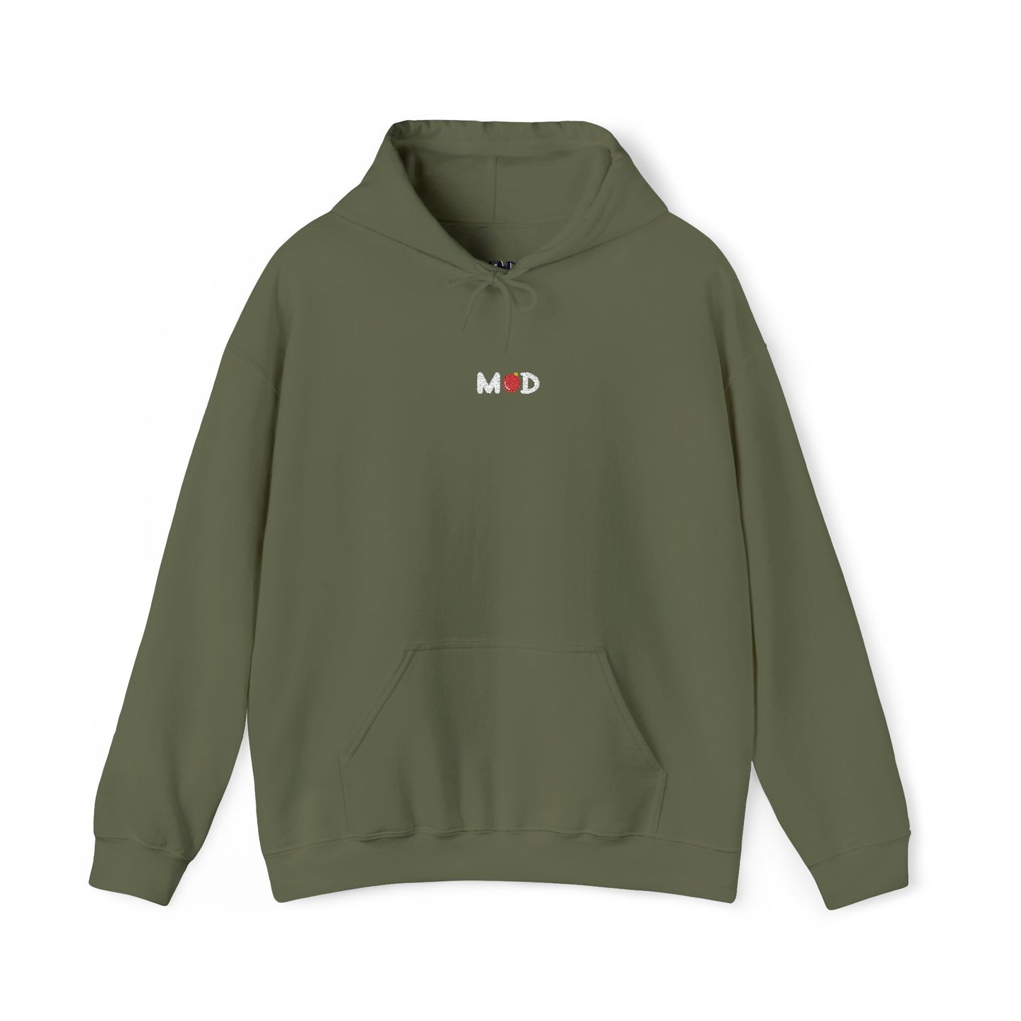 minimalist Merry MOD hoodie embroidery