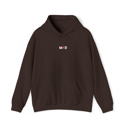 minimalist Merry MOD hoodie embroidery