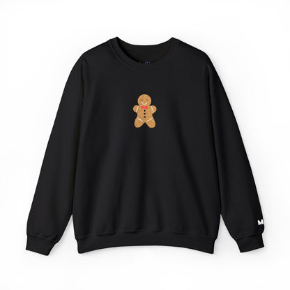 mr. gingerbread embroidered crewneck