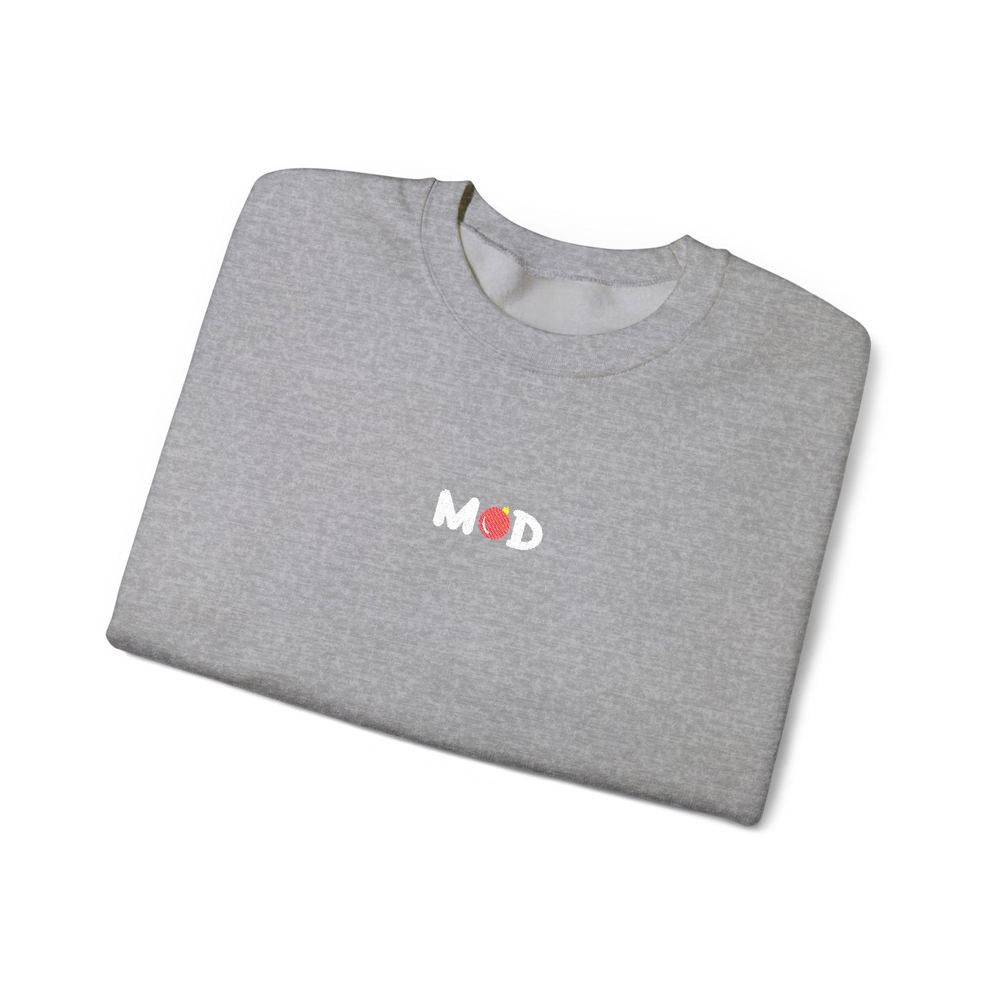 minimalist Merry MOD crewneck embroidery