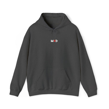 minimalist Merry MOD hoodie embroidery