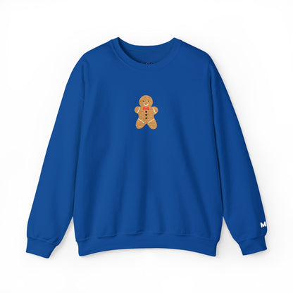 mr. gingerbread embroidered crewneck