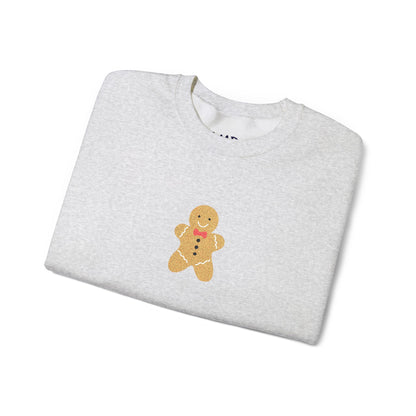mr. gingerbread embroidered crewneck