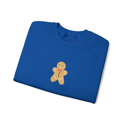 mr. gingerbread embroidered crewneck
