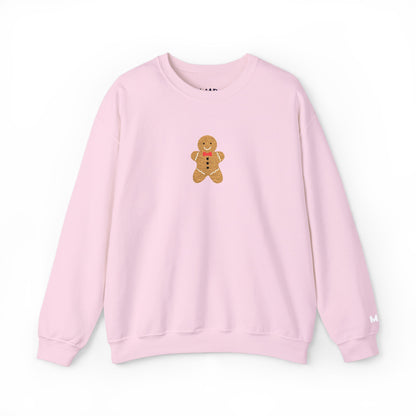mr. gingerbread embroidered crewneck