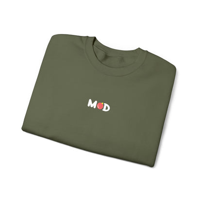 minimalist Merry MOD crewneck embroidery