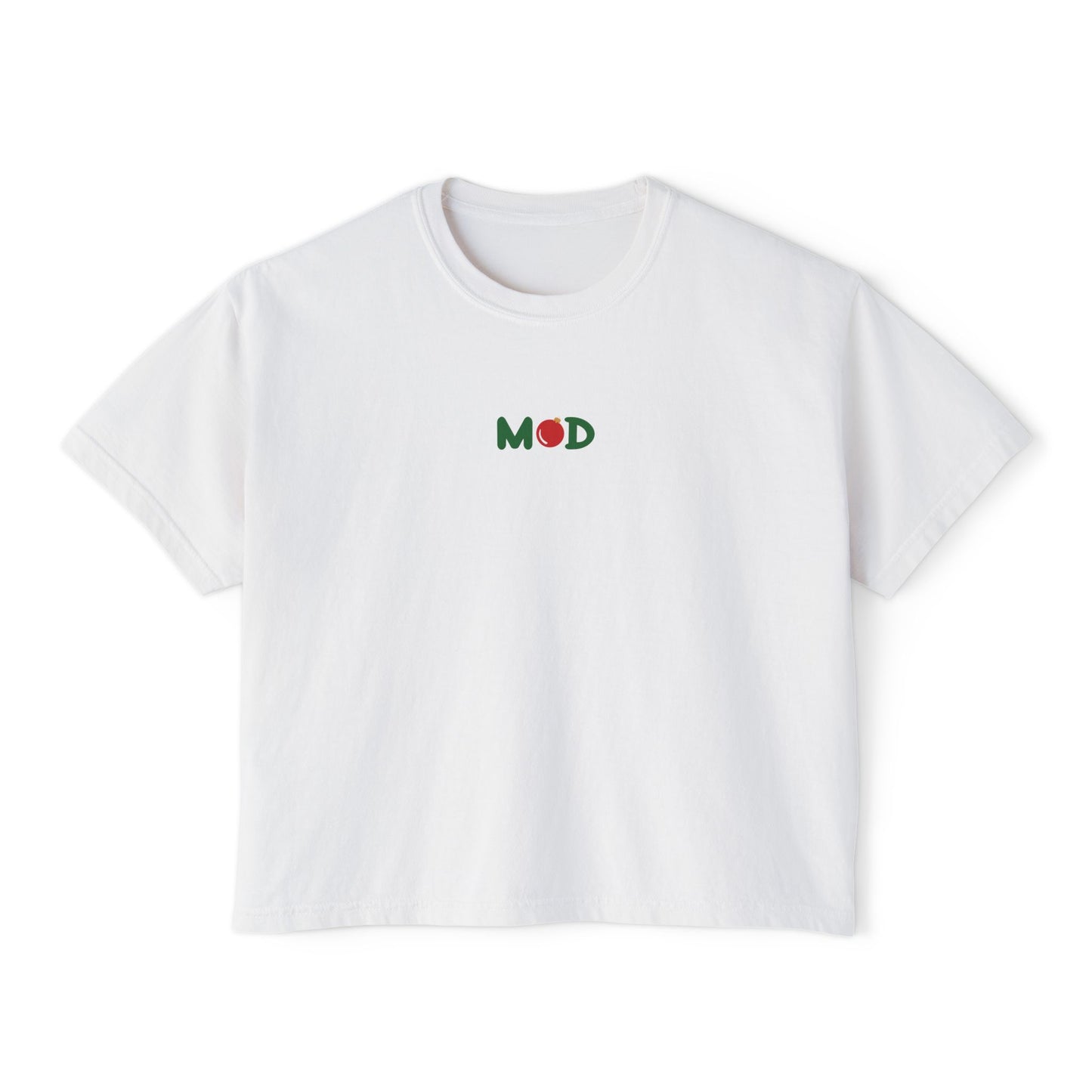 MOD Christmas boxy tee