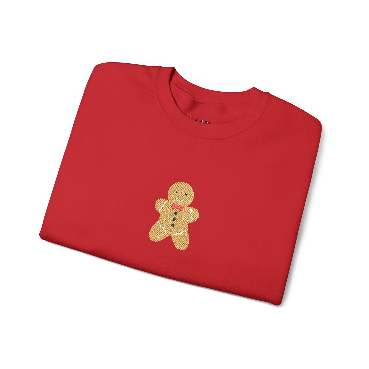 mr. gingerbread embroidered crewneck
