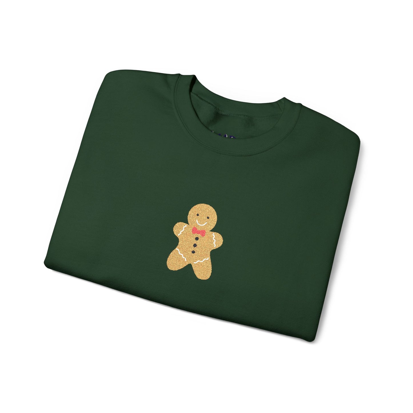 mr. gingerbread embroidered crewneck