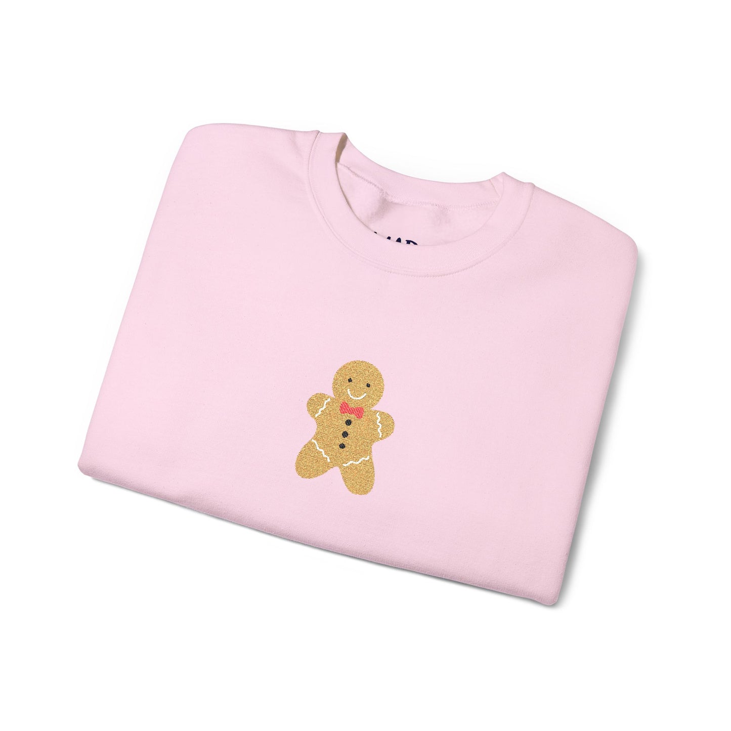 mr. gingerbread embroidered crewneck
