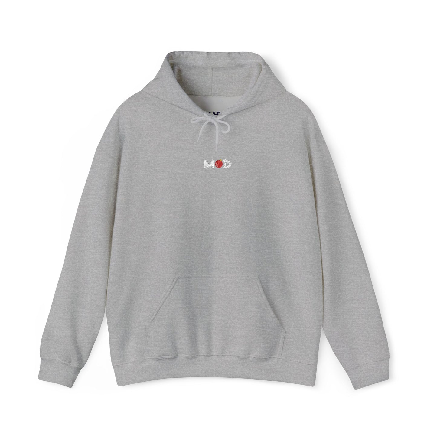 minimalist Merry MOD hoodie embroidery