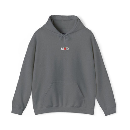minimalist Merry MOD hoodie embroidery
