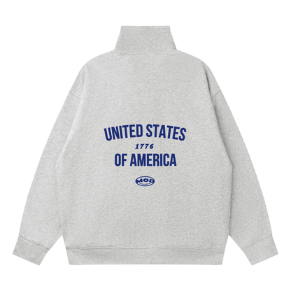 quarter zip,USA,America